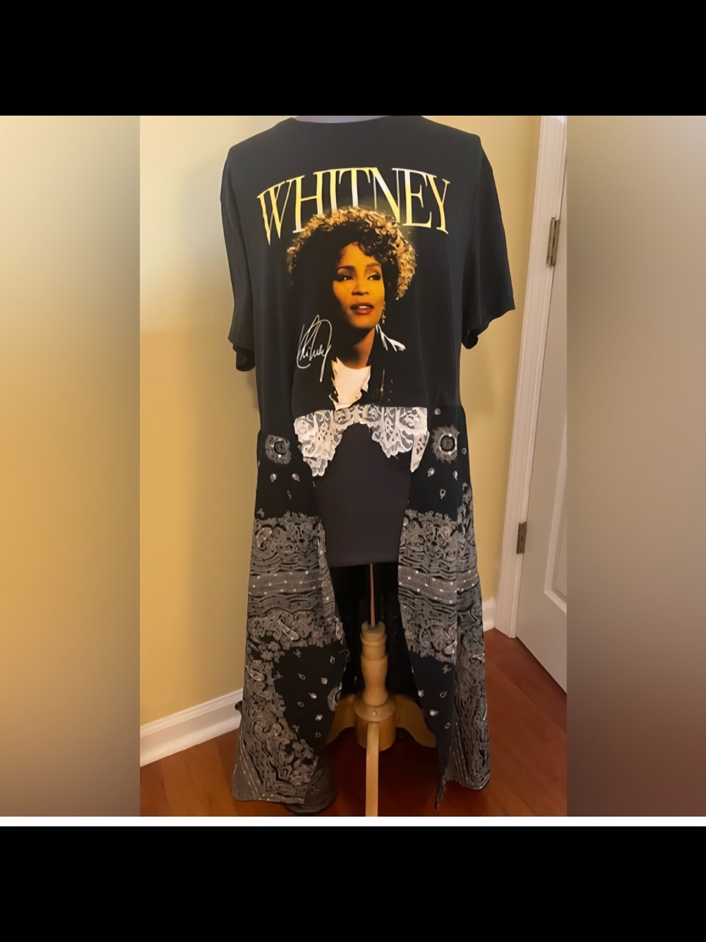 Not 4 Sale Whitney Graphic High-Low Dress - Black